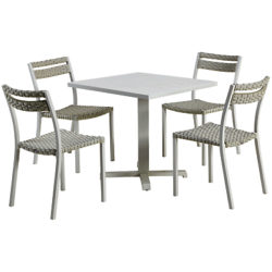 Ethimo Infinity 4-Seater Dining Square Table Set